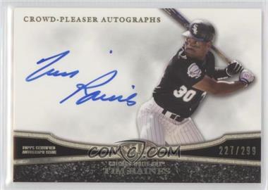 2013 Topps Tier One - Crowd-Pleaser Autographs #CPA-TR2 - Tim Raines /299