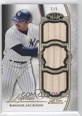 2013 Topps Tier One - Legends Relics - Triple #TOTRL-RJ - Reggie Jackson /5