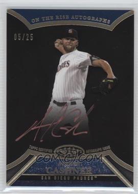 2013 Topps Tier One - On the Rise Autograph - Copper Rose Ink #ORA-AC - Andrew Cashner /25