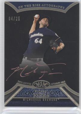 2013 Topps Tier One - On the Rise Autograph - Copper Rose Ink #ORA-MF1 - Michael Fiers /25