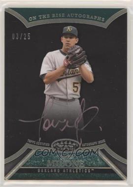 2013 Topps Tier One - On the Rise Autograph - Copper Rose Ink #ORA-TM1 - Tom Milone /25