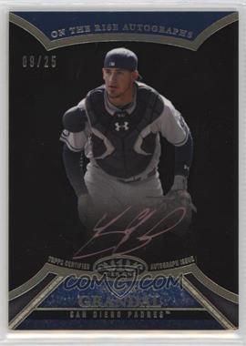 2013 Topps Tier One - On the Rise Autograph - Copper Rose Ink #ORA-YG1 - Yasmani Grandal /25