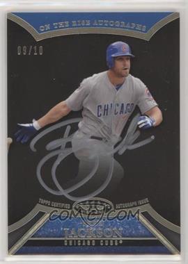 2013 Topps Tier One - On the Rise Autograph - Silver Ink #ORA-BJ1 - Brett Jackson /10