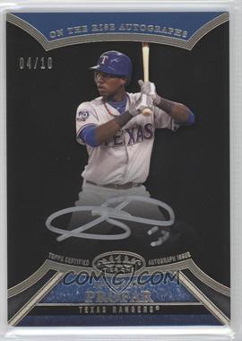 2013 Topps Tier One - On the Rise Autograph - Silver Ink #ORA-JP1 - Jurickson Profar /10