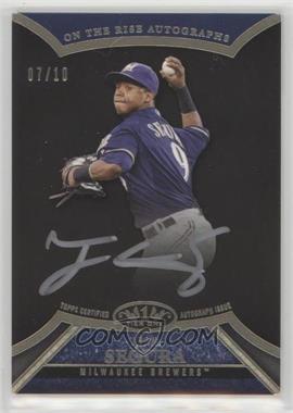 2013 Topps Tier One - On the Rise Autograph - Silver Ink #ORA-JS1 - Jean Segura /10