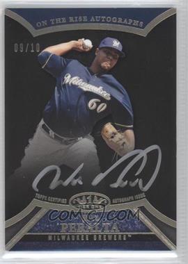 2013 Topps Tier One - On the Rise Autograph - Silver Ink #ORA-WP2 - Wily Peralta /10
