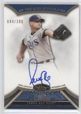 2013 Topps Tier One - On the Rise Autograph #ORA-AC2 - Alex Cobb /399