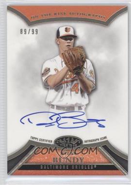 2013 Topps Tier One - On the Rise Autograph #ORA-DBY2 - Dylan Bundy /99