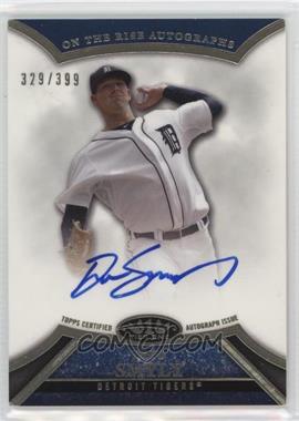 2013 Topps Tier One - On the Rise Autograph #ORA-DS2 - Drew Smyly /399