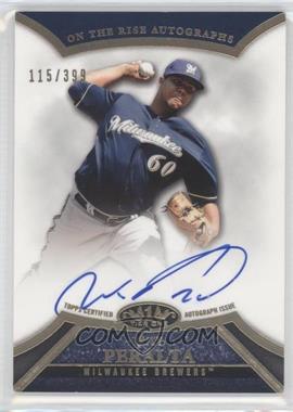 2013 Topps Tier One - On the Rise Autograph #ORA-WP2 - Wily Peralta /399