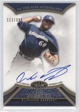 2013 Topps Tier One - On the Rise Autograph #ORA-WP2 - Wily Peralta /399