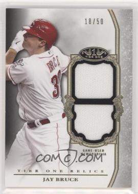 2013 Topps Tier One - Relics - Double #TODR-JBR - Jay Bruce /50