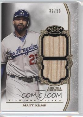 2013 Topps Tier One - Relics - Double #TODR-MK - Matt Kemp /50