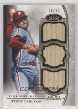 2013 Topps Tier One - Relics - Triple #TOTR-SCR - Steve Carlton /25