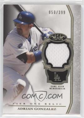 2013 Topps Tier One - Relics #TOR-AG - Adrian Gonzalez /399