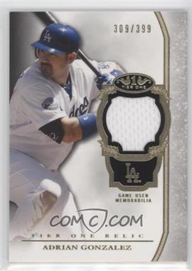 2013 Topps Tier One - Relics #TOR-AG - Adrian Gonzalez /399