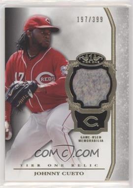 2013 Topps Tier One - Relics #TOR-JC - Johnny Cueto /399