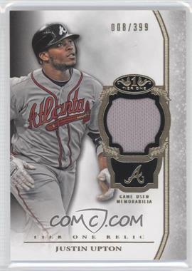 2013 Topps Tier One - Relics #TOR-JU - Justin Upton /399