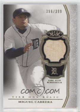 2013 Topps Tier One - Relics #TOR-MC - Miguel Cabrera /399