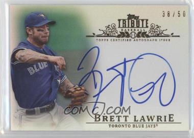 2013 Topps Tribute - Autograph - Blue #TA-BL3 - Brett Lawrie /50