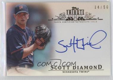 2013 Topps Tribute - Autograph - Blue #TA-SD - Scott Diamond /50