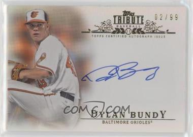 2013 Topps Tribute - Autograph #TA-DB - Dylan Bundy /99