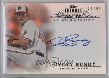 2013 Topps Tribute - Autograph #TA-DB - Dylan Bundy /99