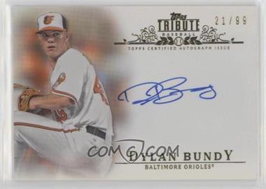 2013 Topps Tribute - Autograph #TA-DB - Dylan Bundy /99