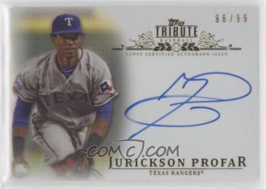 2013 Topps Tribute - Autograph #TA-JPR - Jurickson Profar /99