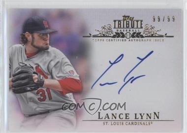 2013 Topps Tribute - Autograph #TA-LL2 - Lance Lynn /99