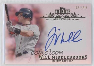 2013 Topps Tribute - Autograph #TA-WM3 - Will Middlebrooks /99