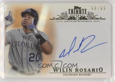 2013 Topps Tribute - Autograph #TA-WR2 - Wilin Rosario /99 [EX to NM]