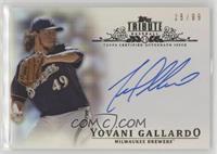 Yovani Gallardo #/99