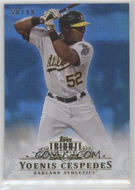 2013 Topps Tribute - [Base] - Blue #59 - Yoenis Cespedes /99