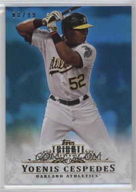 2013 Topps Tribute - [Base] - Blue #59 - Yoenis Cespedes /99