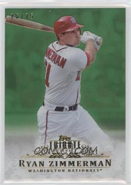 2013 Topps Tribute - [Base] - Green #43 - Ryan Zimmerman /75