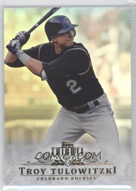 2013 Topps Tribute - [Base] #46 - Troy Tulowitzki