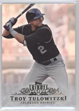 2013 Topps Tribute - [Base] #46 - Troy Tulowitzki