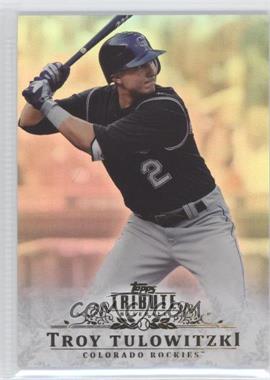 2013 Topps Tribute - [Base] #46 - Troy Tulowitzki