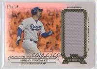 Adrian Gonzalez #/15