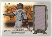 Carlos Gonzalez #/25