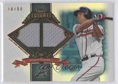 2013 Topps Tribute - Famous Four-Baggers Relics - Blue #FB-CJ - Chipper Jones /50