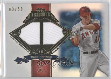 2013 Topps Tribute - Famous Four-Baggers Relics - Blue #FB-MTR - Mark Trumbo /50