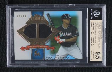 2013 Topps Tribute - Famous Four-Baggers Relics - Gold #FB-GS - Giancarlo Stanton /15 [BGS 9.5 GEM MINT]