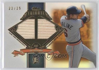 2013 Topps Tribute - Famous Four-Baggers Relics - Orange #FB-AK - Al Kaline /25