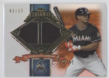 2013 Topps Tribute - Famous Four-Baggers Relics - Orange #FB-GS - Giancarlo Stanton /25