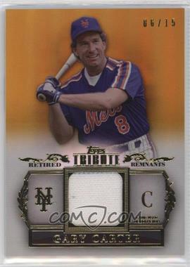 2013 Topps Tribute - Retired Remnants Relic - Gold #RR-GC - Gary Carter /15