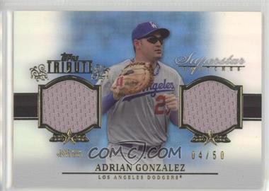 2013 Topps Tribute - Superstar Swatches Relics - Blue #SS-AG - Adrian Gonzalez /50