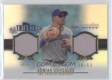 2013 Topps Tribute - Superstar Swatches Relics - Blue #SS-AG - Adrian Gonzalez /50