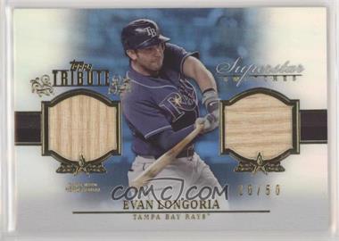 2013 Topps Tribute - Superstar Swatches Relics - Blue #SS-EL - Evan Longoria /50